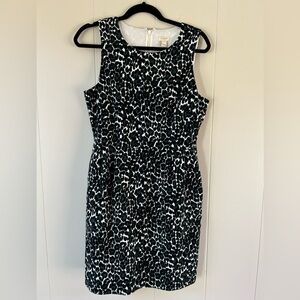 J. Crew Animal Print Cotton Dress